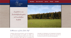 Desktop Screenshot of licher-hof.de